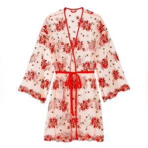 WOW* SALE**NEW**VS Sheer Floral Gorgeous Kimono